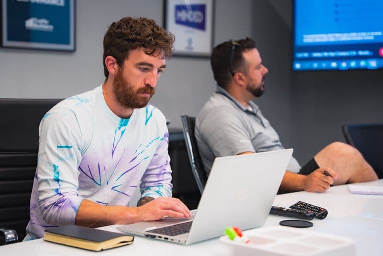 Two Conduit specialists building a campaign together