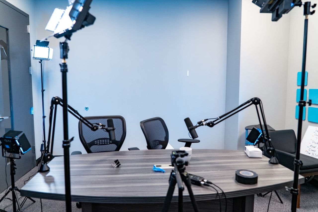 The Conduit in-house content and podcast studio